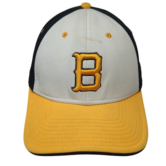 B Logo Adult Fitted Baseball Cap Multicolor M Embroidered 6 Panel Under Armour - Picture 1 of 10